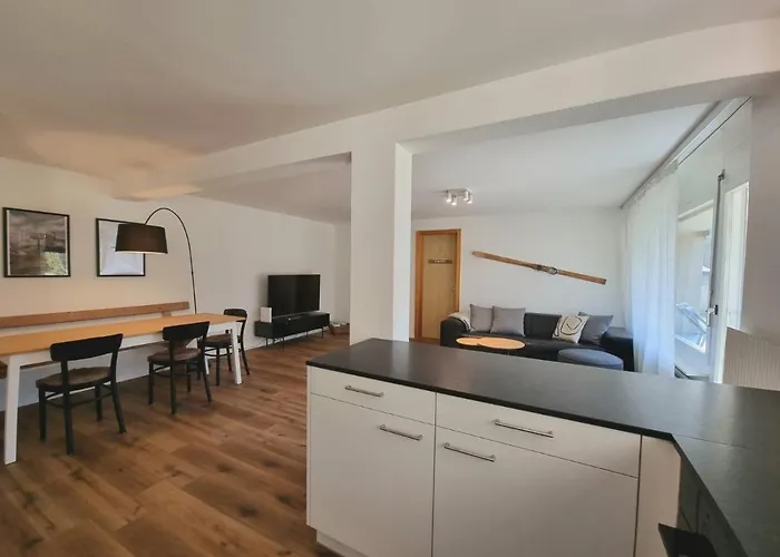 Apartman Tarbey 39 Toplage An Der Bergbahn Moderne Mit Grosser Panoramaterrasse Leukerbad